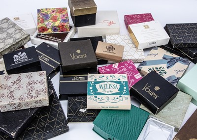 Lot 308 - A very large quantity of card, fabric and plastic compact outer boxes