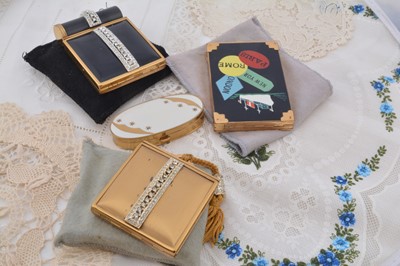 Lot 323 - A collection of 1930s Kotler & Kopit compacts