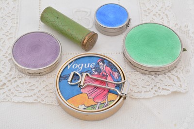 Lot 341 - Vogue Vanities compacts