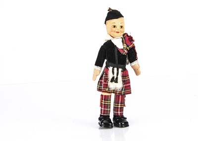 Lot 1137 - A post-war Norah Wellings Mascot Scots Boy doll