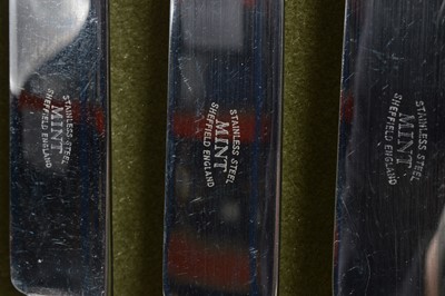 Lot 369 - A part canteen of 1980s silver cutlery by B&M