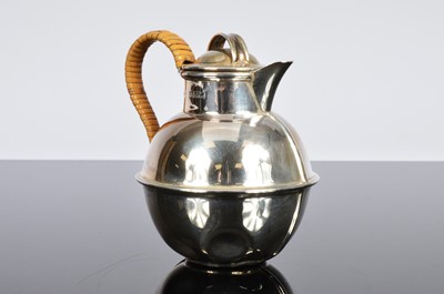 Lot 413 - A 1970s silver Jersey milk pot by MS
