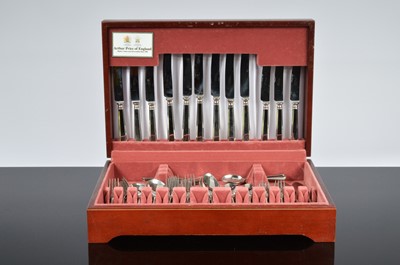 Lot 425 - A modern canteen stainless steel of cutlery for six by Arthur Price