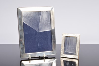 Lot 441 - Two silver mounted photograph frames
