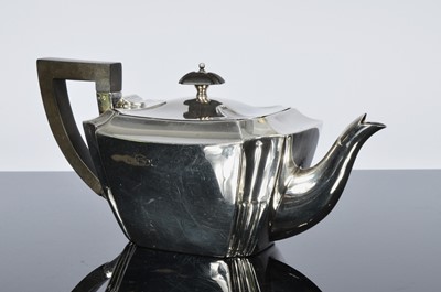 Lot 457 - A late Victorian silver bachelor's tea pot