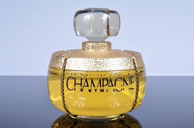 Lot 472 - A modern glass shop display perfume bottle