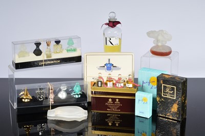 Lot 477 - A collection of modern perfumes and replated items
