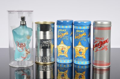 Lot 486 - A collection of empty fragrance cans