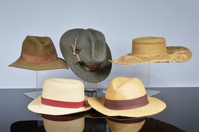 Lot 488 - Nine various gentlemen's hats