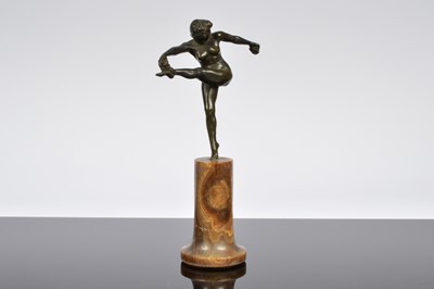 Lot 509 - An Art Deco period bronze figure of a dancer
