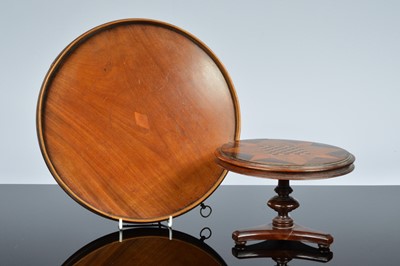 Lot 520 - A nice Victorian apprentice piece style miniature tilt top games table