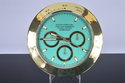 Lot 525 - A modern Watch Dealership style wall clock