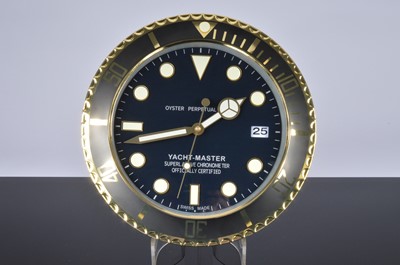 Lot 526 - A modern Watch Dealership style wall clock