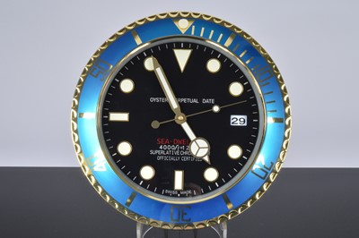Lot 528 - A modern Watch Dealership style wall clock