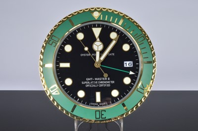 Lot 529 - A modern Watch Dealership style wall clock