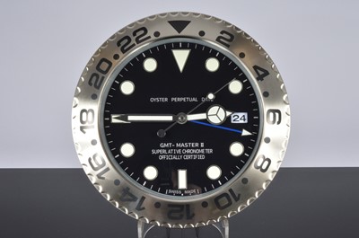 Lot 531 - A modern Watch Dealership style wall clock