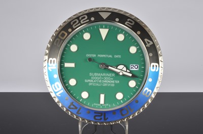 Lot 534 - A modern Watch Dealership style wall clock