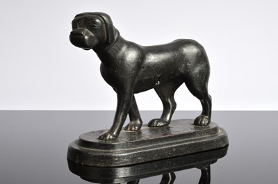 Lot 539 - A Victorian cast iron door stop from Coalbrookdale