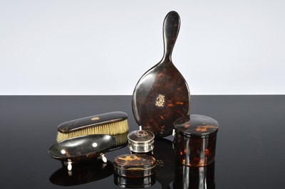 Lot 558 - Seven Victorian and later dressing table items