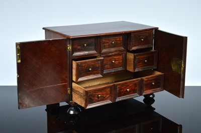 Lot 566 - A small Edwardian period collector's cabinet