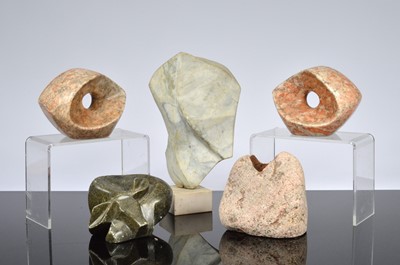 Lot 601 - Five stone sculptures