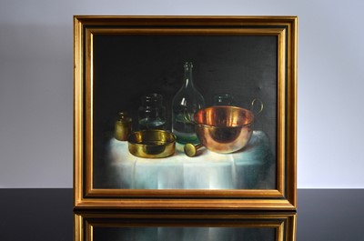 Lot 609 - Oil on canvas