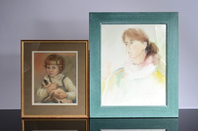 Lot 612 - Two portraits