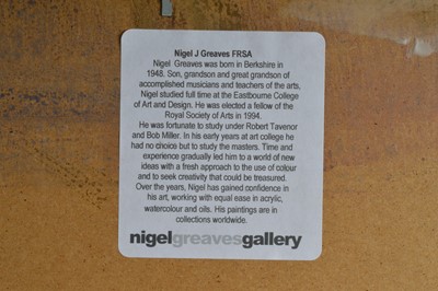 Lot 616 - Nigel J Greaves (British born 1948)