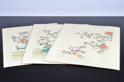 Lot 651 - Three Chinese watercolours