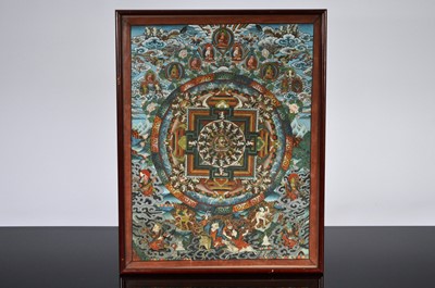 Lot 695 - Three Persian and Middle Eastern framed artworks