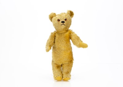 Lot 395 - A British United Toy Manufacturing Co Ltd Omega pyjama case teddy bear 1930s