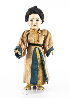 Lot 1179 - A Simon & Halbig 1329 Oriental child doll