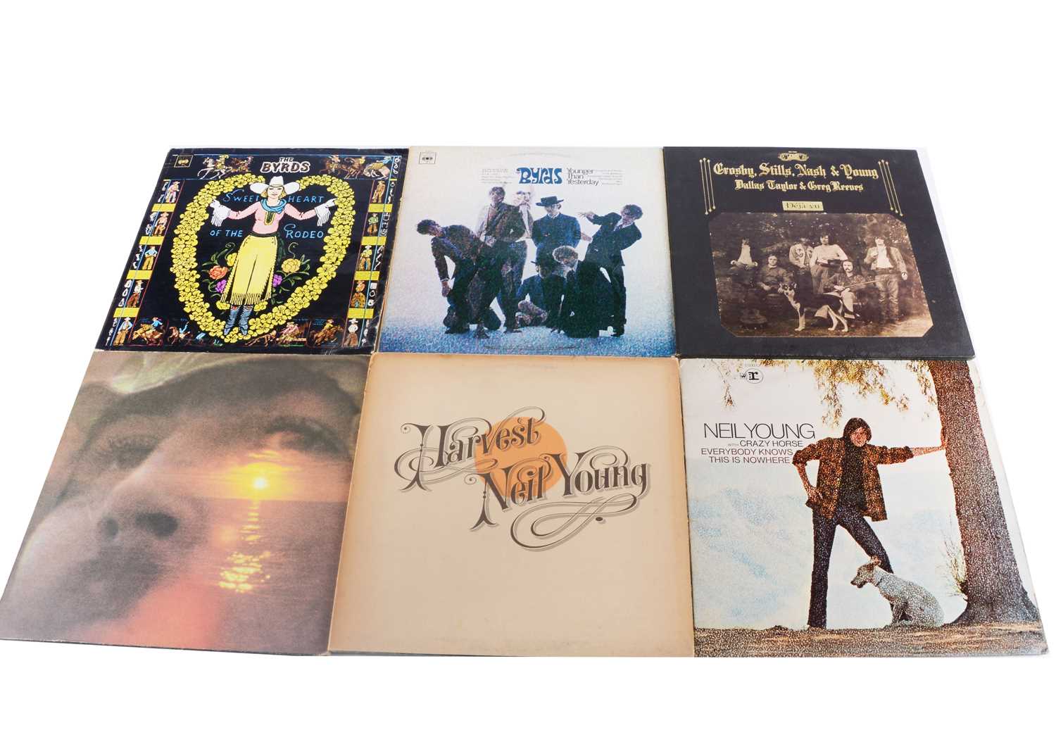 Lot 179 - Crosby Stills Nash and Young and related LPs