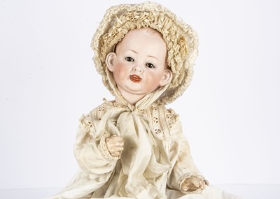 Lot 1214 - A rare Hertel Schwab for Kley & Hahn 159 two-faced character baby