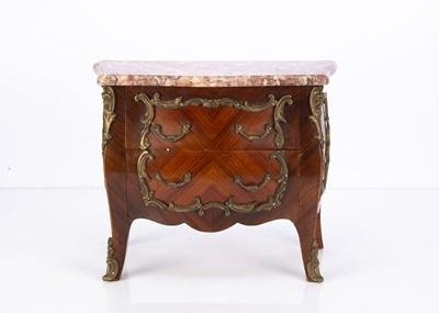 Lot 1219 - A 20th century replica of an 18th century French commode