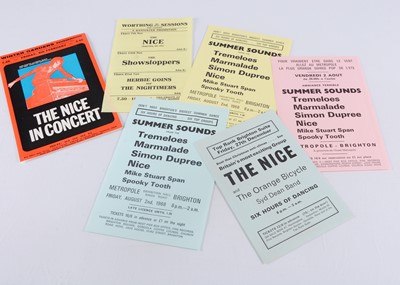 Lot 445 - The Nice Concert Flyers