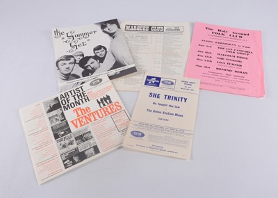 Lot 463 - 1960s Concert and Promo Flyers