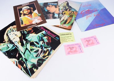 Lot 476 - Rock / Prog Programmes / Ticket