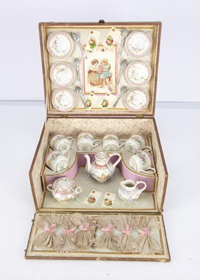 Lot 1223 - An early 20th century Limoges child’s tea service