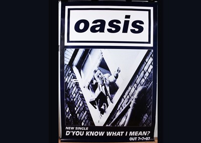 Lot 497 - Oasis Promo Poster