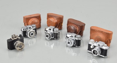 Lot 3 - A Group of Sub Miniature Cameras