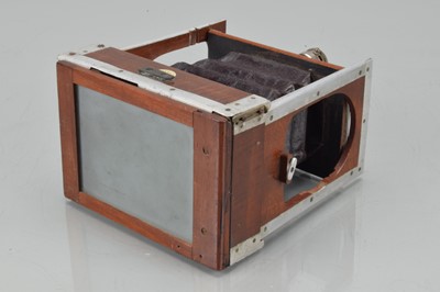 Lot 9 - A Shew & Co. Aluminium Xit Quarter Plate Strut Camera