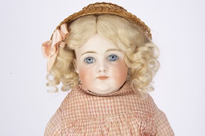 Lot 1234 - A Kestner turned shoulder head doll