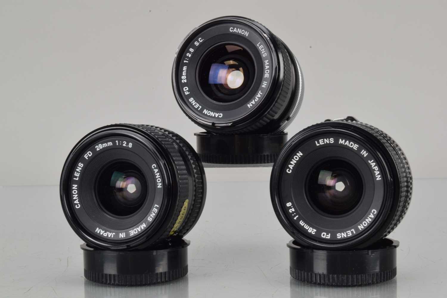 Lot 22 - Three Canon Wide Angle Lenses