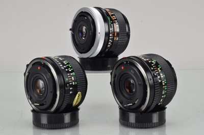 Lot 22 - Three Canon Wide Angle Lenses