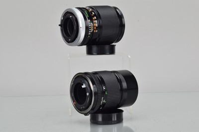 Lot 24 - two Canon FD 135mm lenses