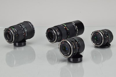 Lot 25 - A Group of Canon Zoom Lenses