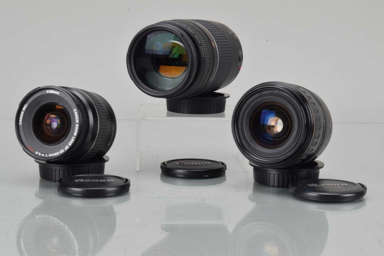 Lot 27 - Three Canon EF Ultrasonic Lenses