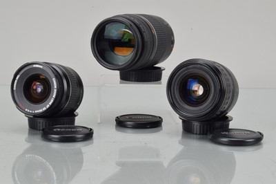 Lot 27 - Three Canon EF Ultrasonic Lenses