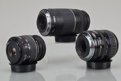 Lot 27 - Three Canon EF Ultrasonic Lenses